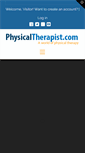 Mobile Screenshot of physicaltherapist.com